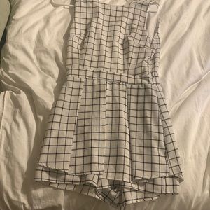 Purple Snow Skort Romper
